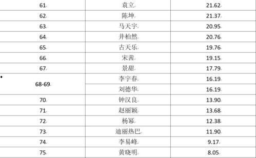 明星排名大全,揭秘娱乐圈风云变幻，盘点年度璀璨星辉